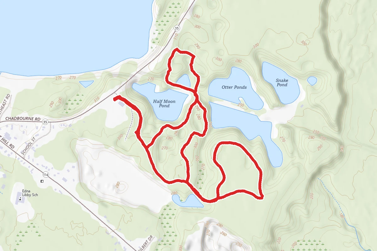Sebago Land Preserve Loop