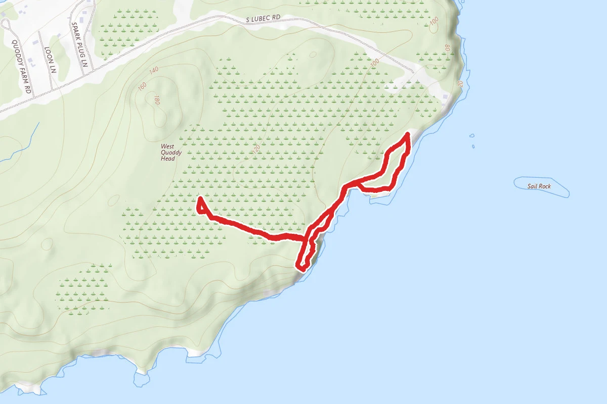 Gulliver's Hole, High Ledge, and Bog Trail via Inland Trail