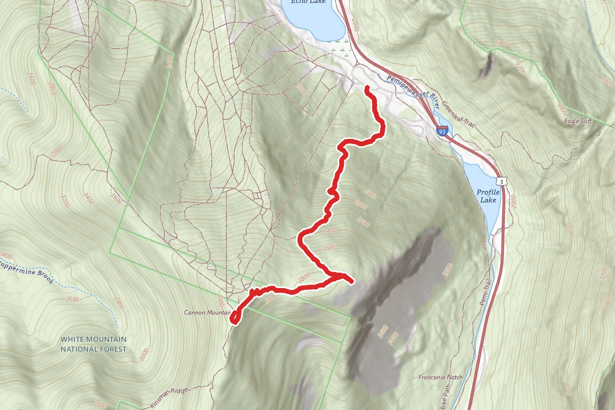 Cannon Mountain via Kinsmann Ridge Trail