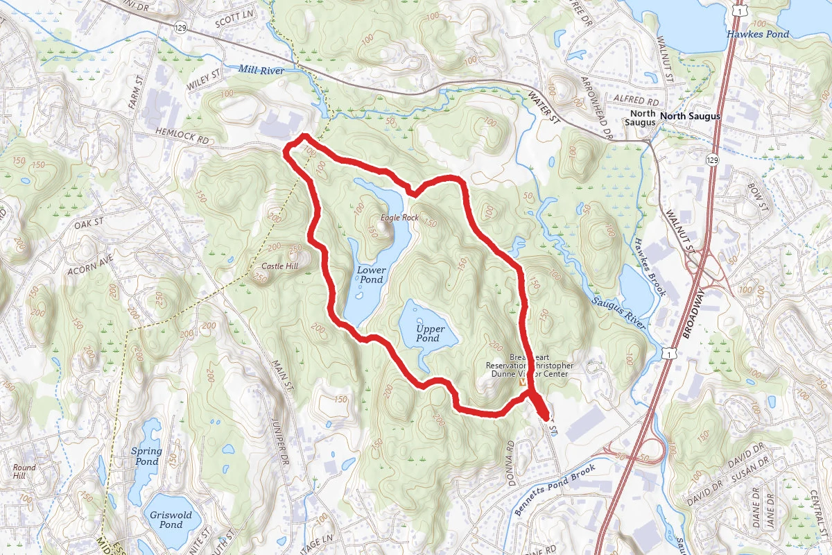 Pearce Lake and Upper Pond Loop