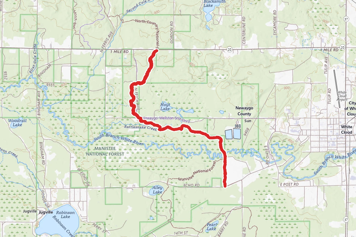 North Country Trail - M20 to Echo Dr
