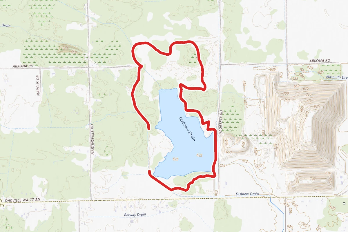 Bald Eagle, Blue Heron, Muskrat and Mallard Loop Trail