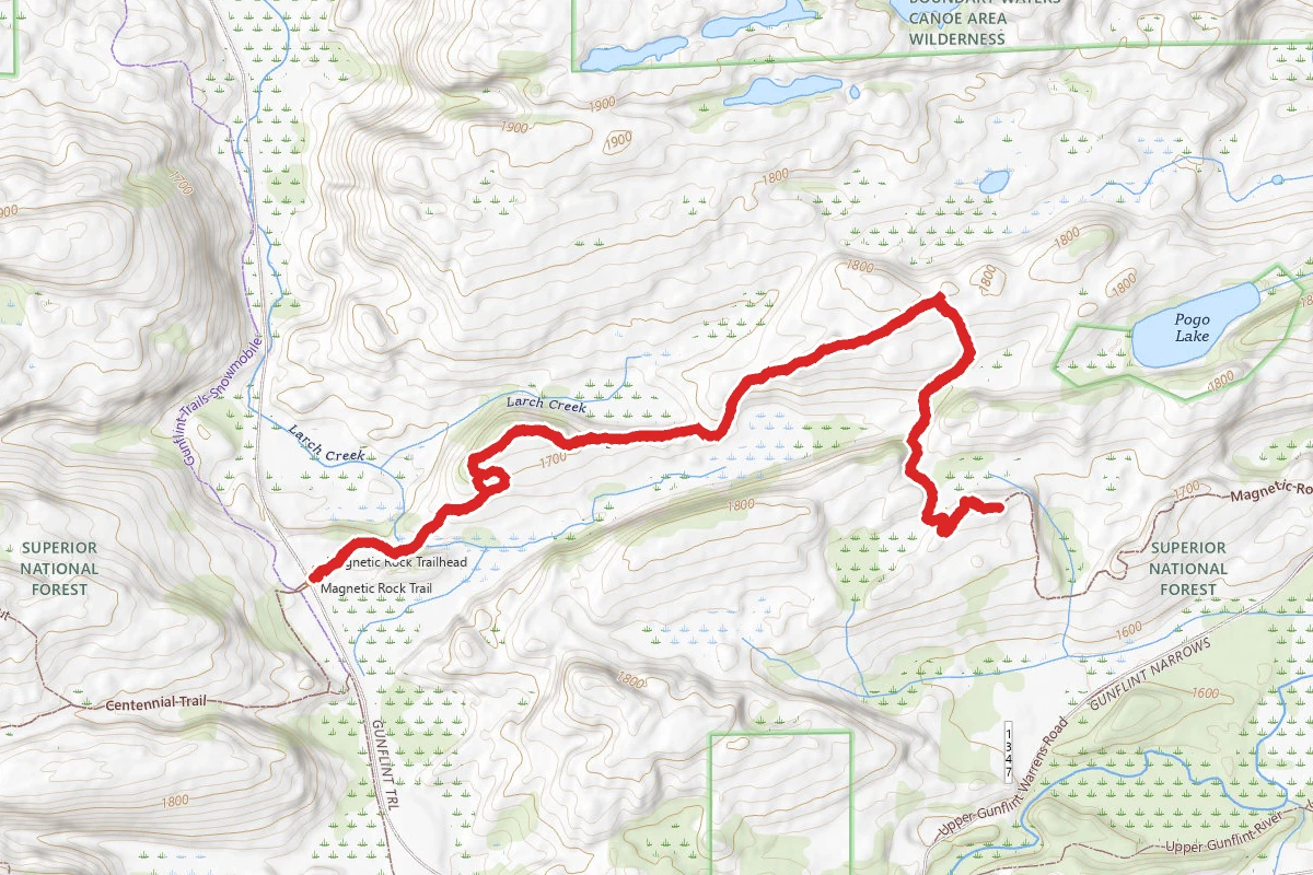 Magnetic Rock Trail