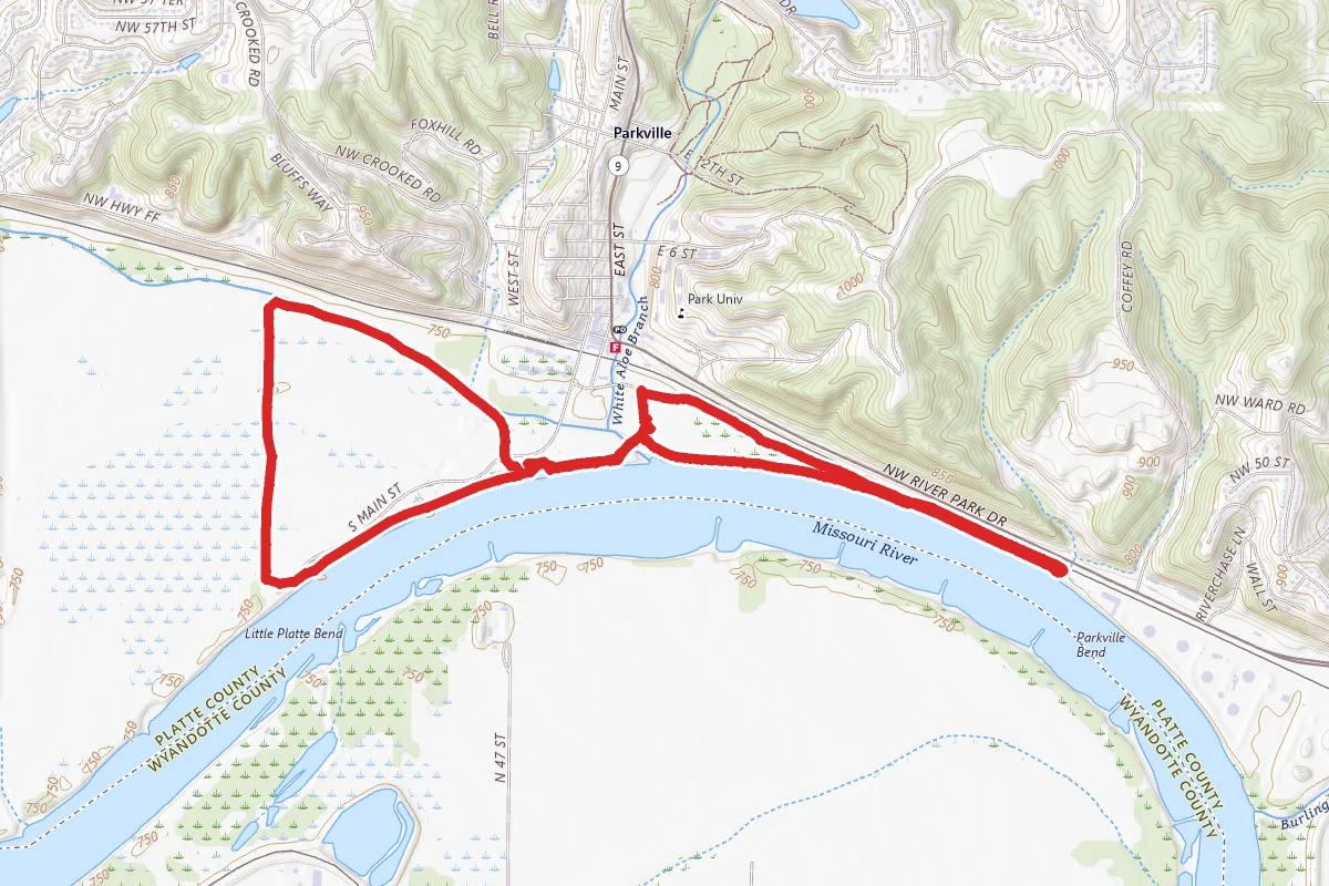 Platte Landing and English Landing Park Loop
