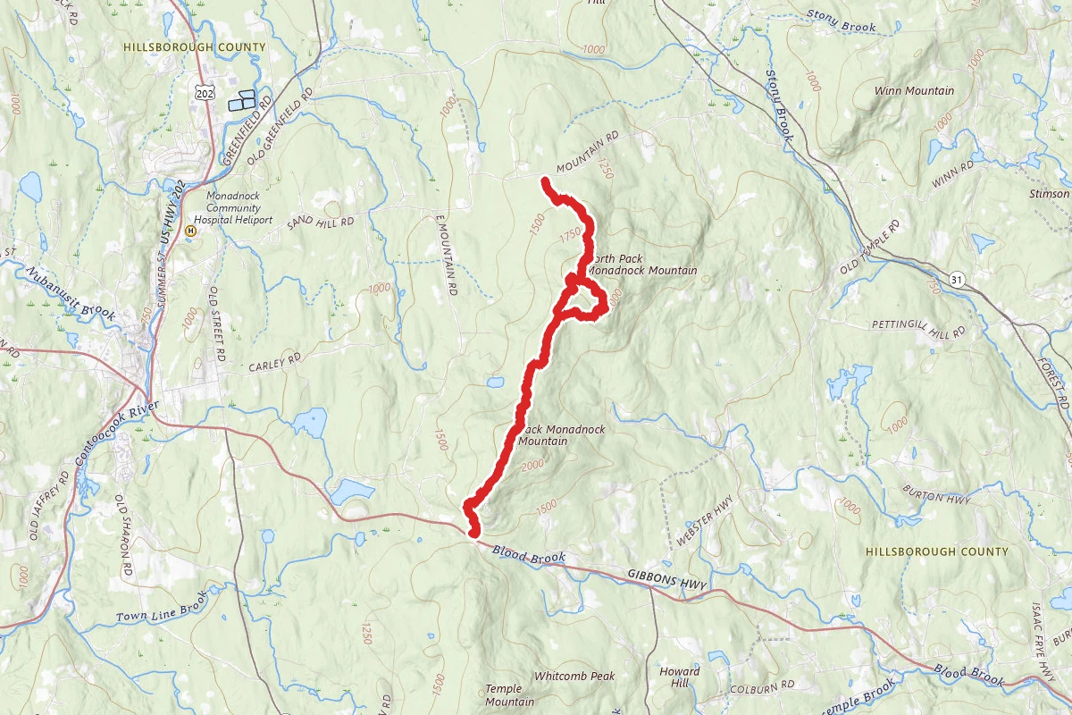 Wapack and Cliff Trail