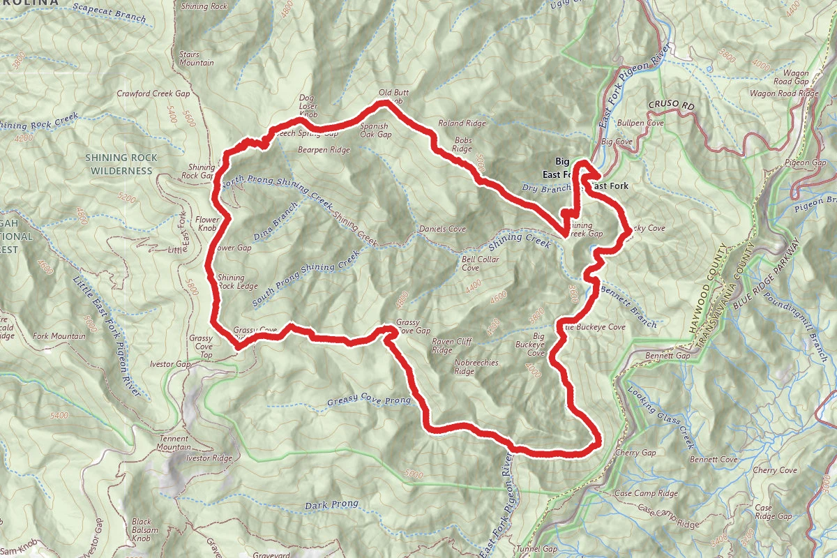 Old Butt Knob - Big East Fork Loop