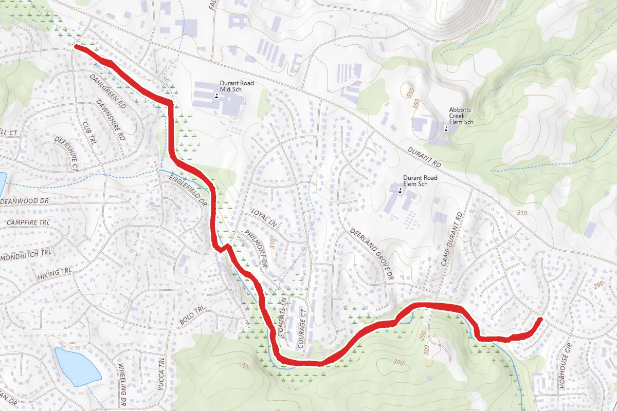 Raleigh Greenway Trail