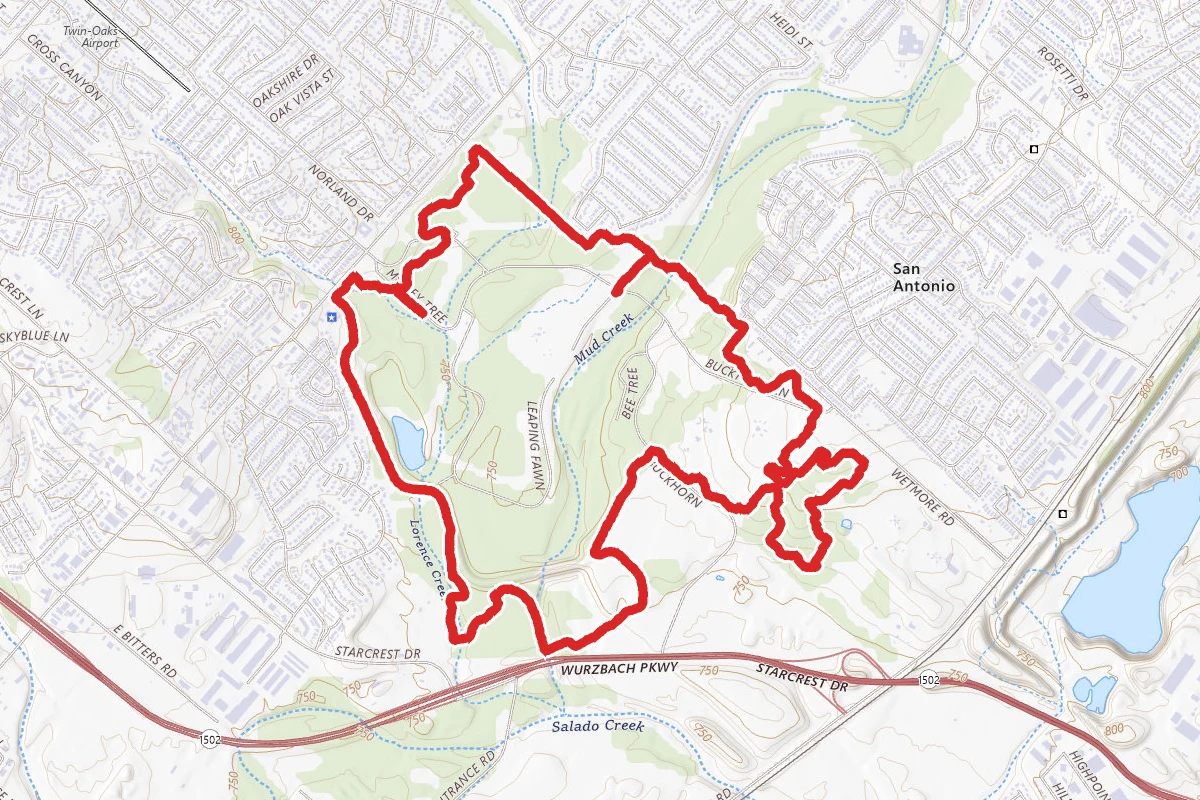 McAllister Park Blue Loop Trail