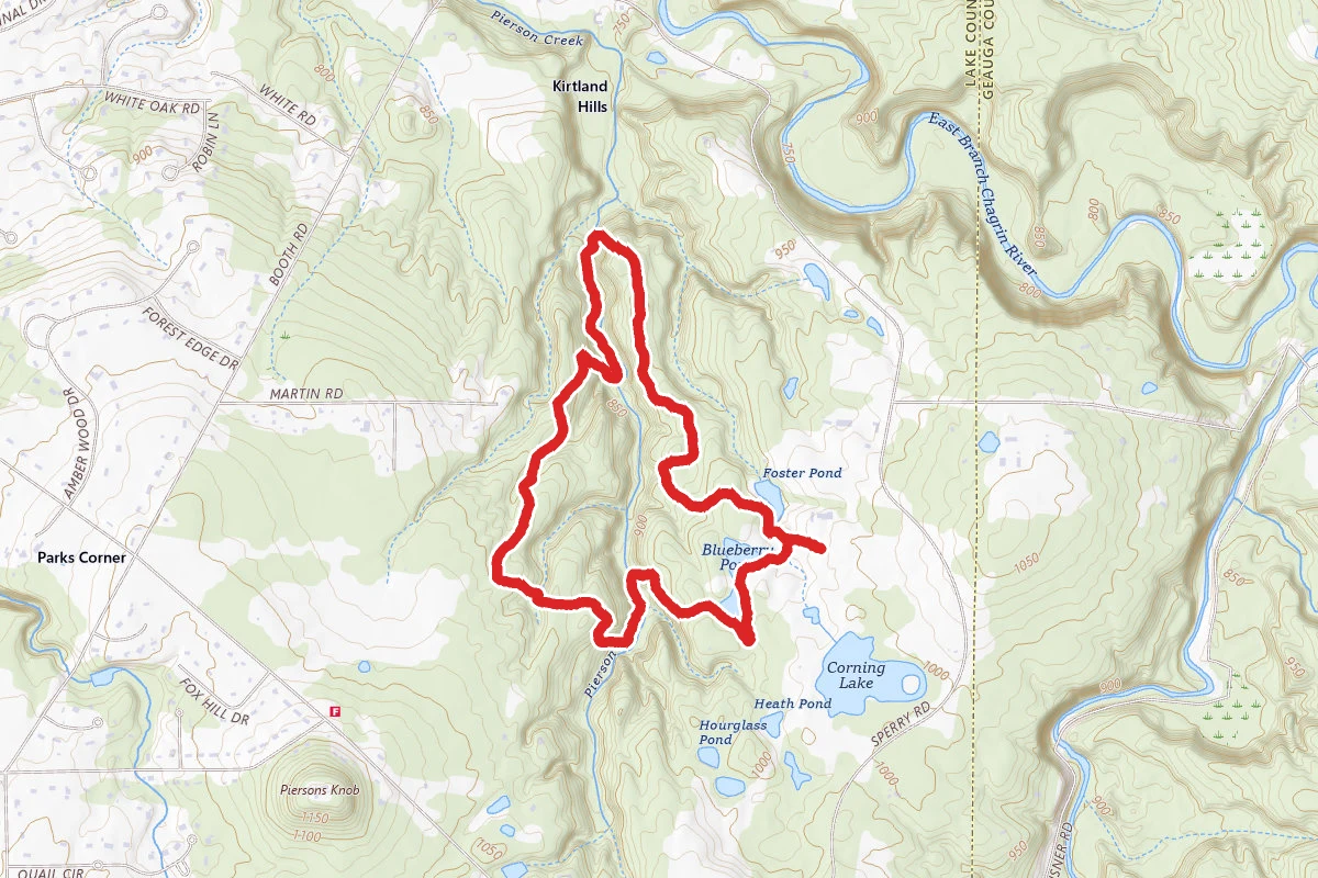 Old Valley Trail to Highlights Trail Loop