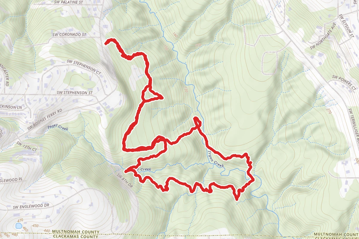 Boone's Ferry, West Horse, Cedar Loop