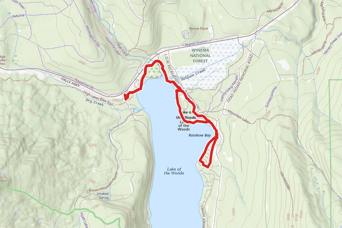 Lake of the Woods Area Trails