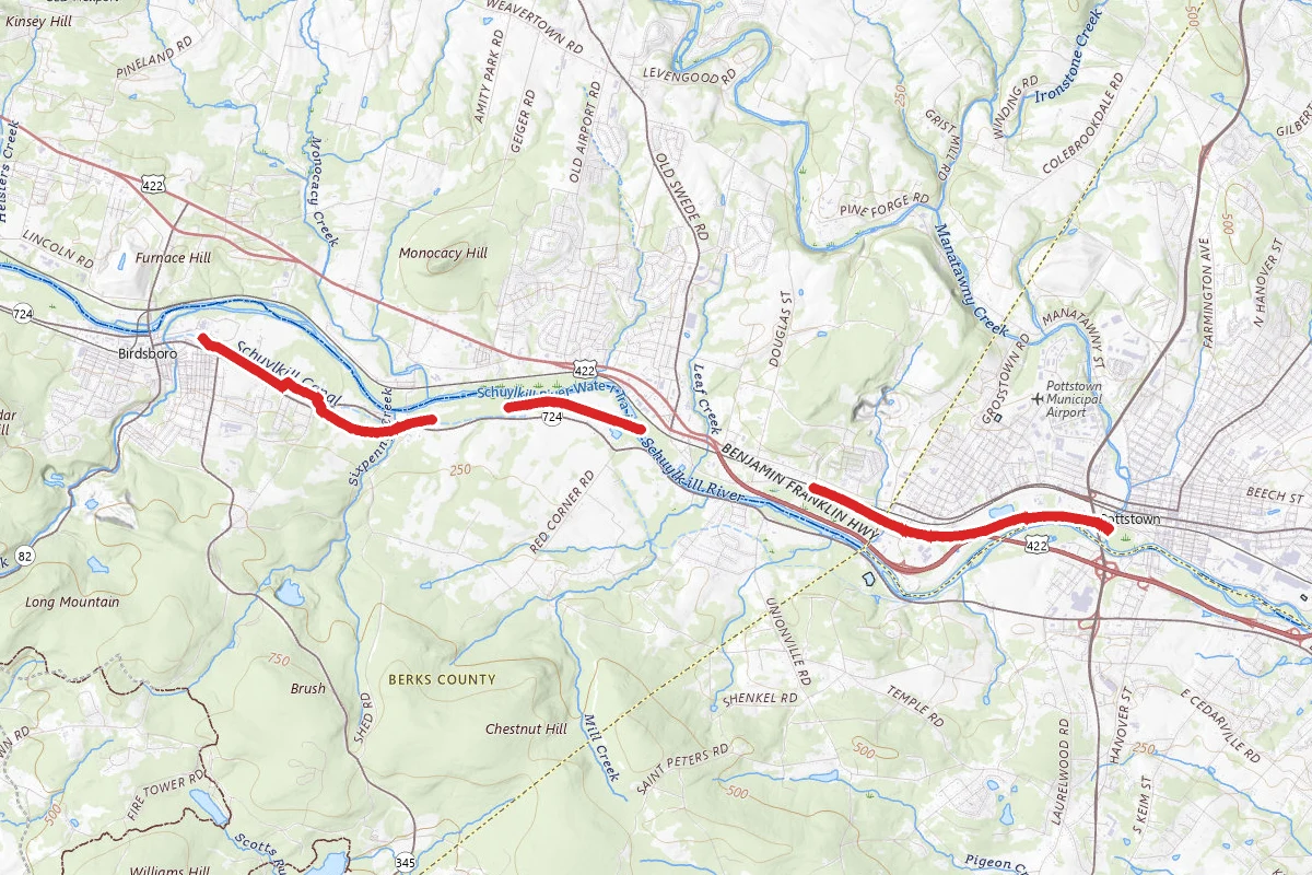 Thun and Schuykill River Trail