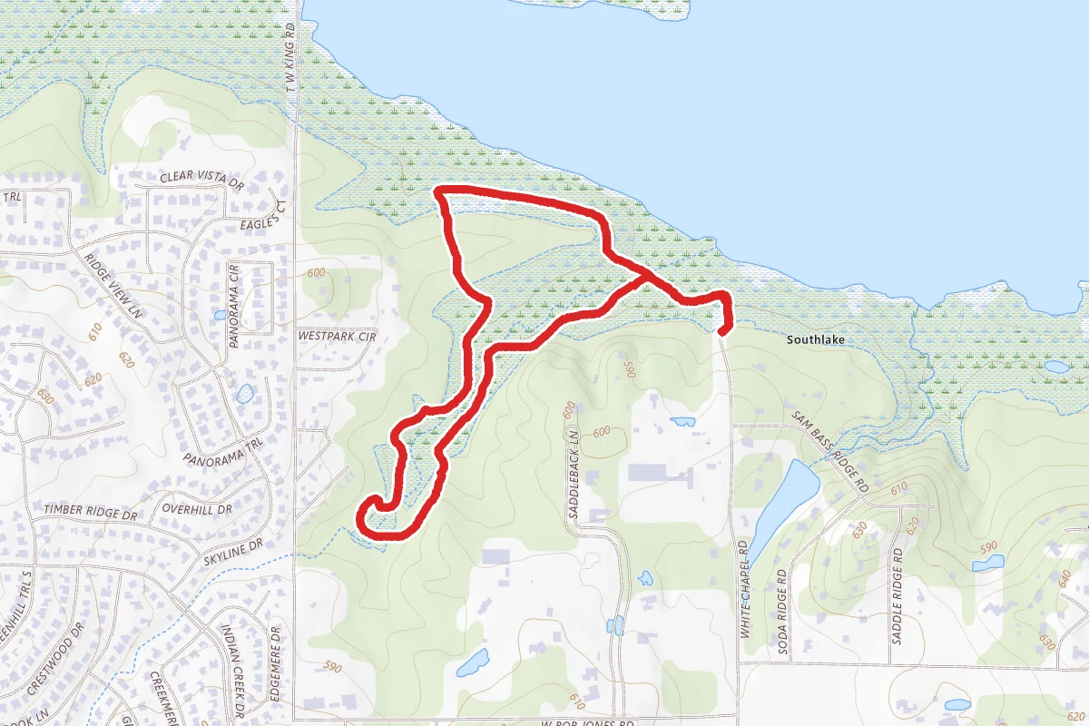 Indian Creek, Bobcat, and Great Blue Heron Trails Loop