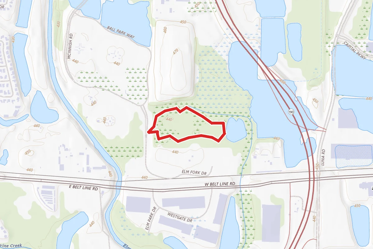 Elm Fork Nature Preserve Trail