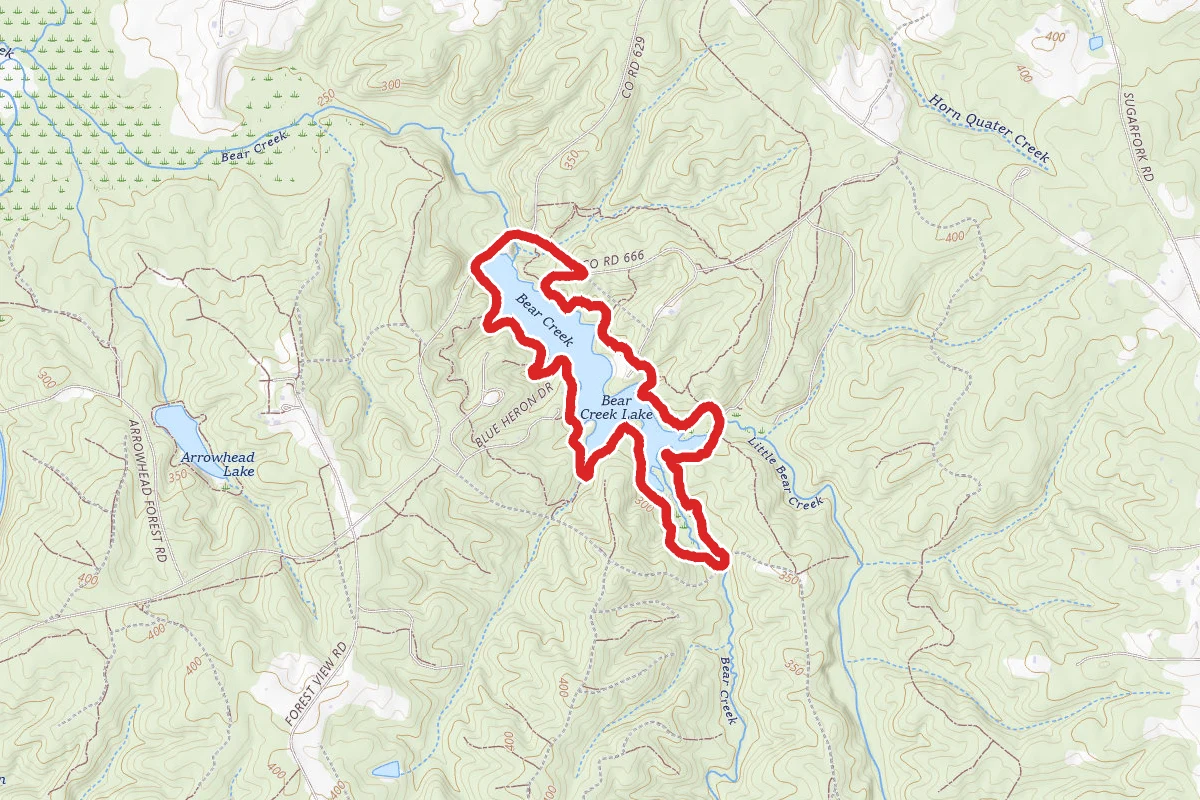 Bear Creek Lake Loop Trail