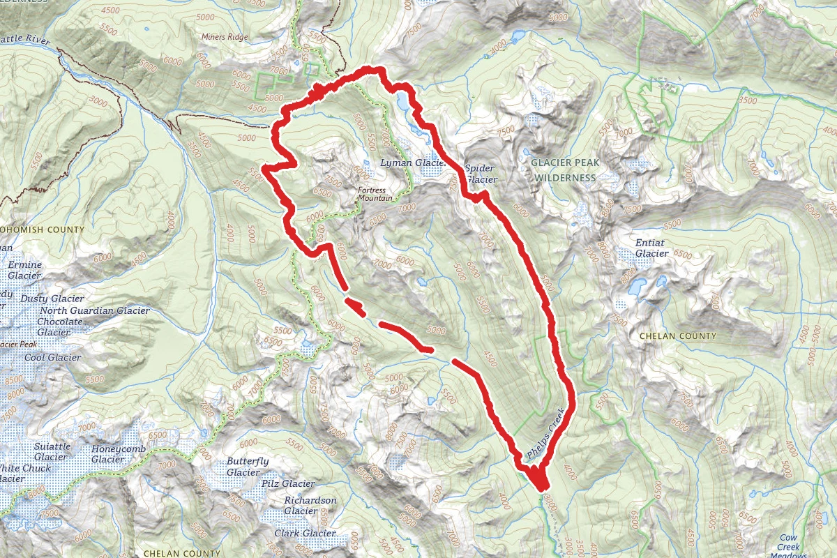 Spider Gap - Buck Creek Pass Loop