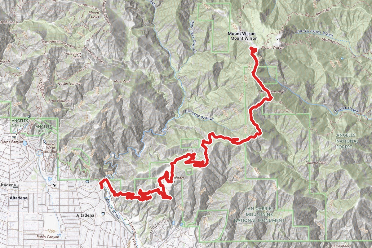 Mount Wilson Toll Road Climb