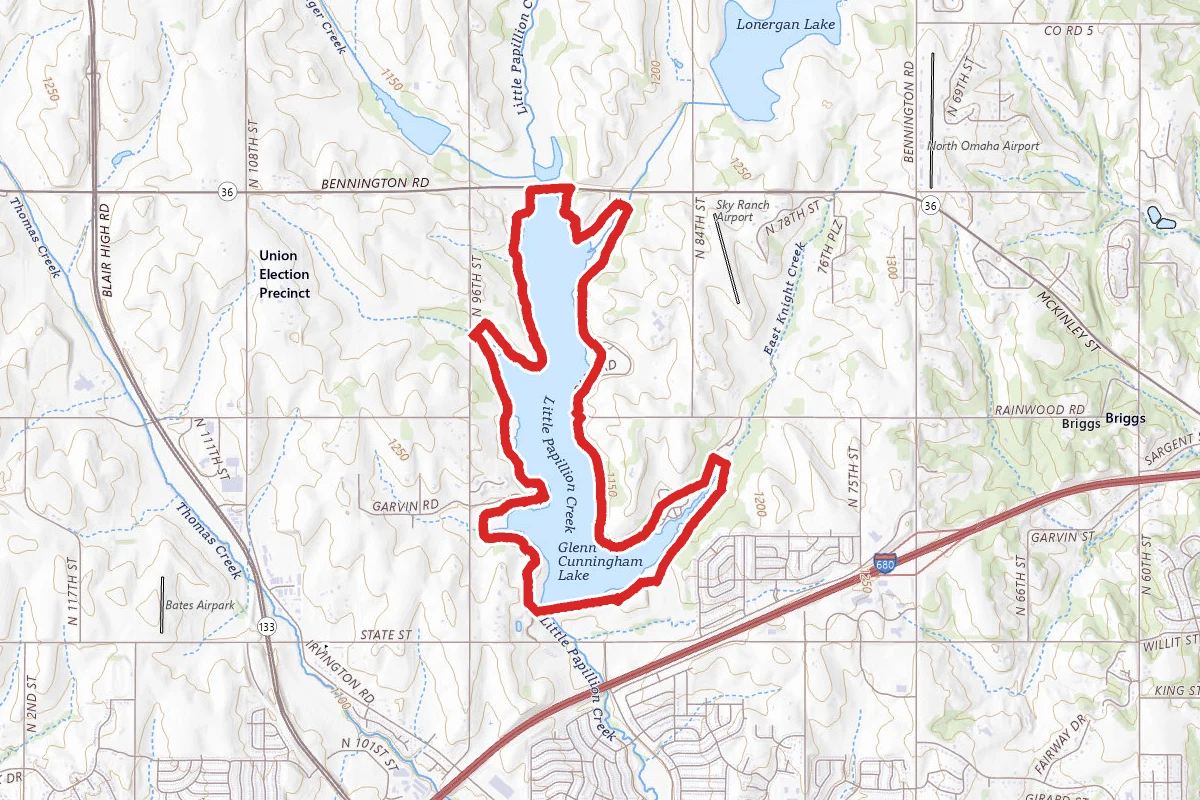 Glen Cunningham Lake Trail