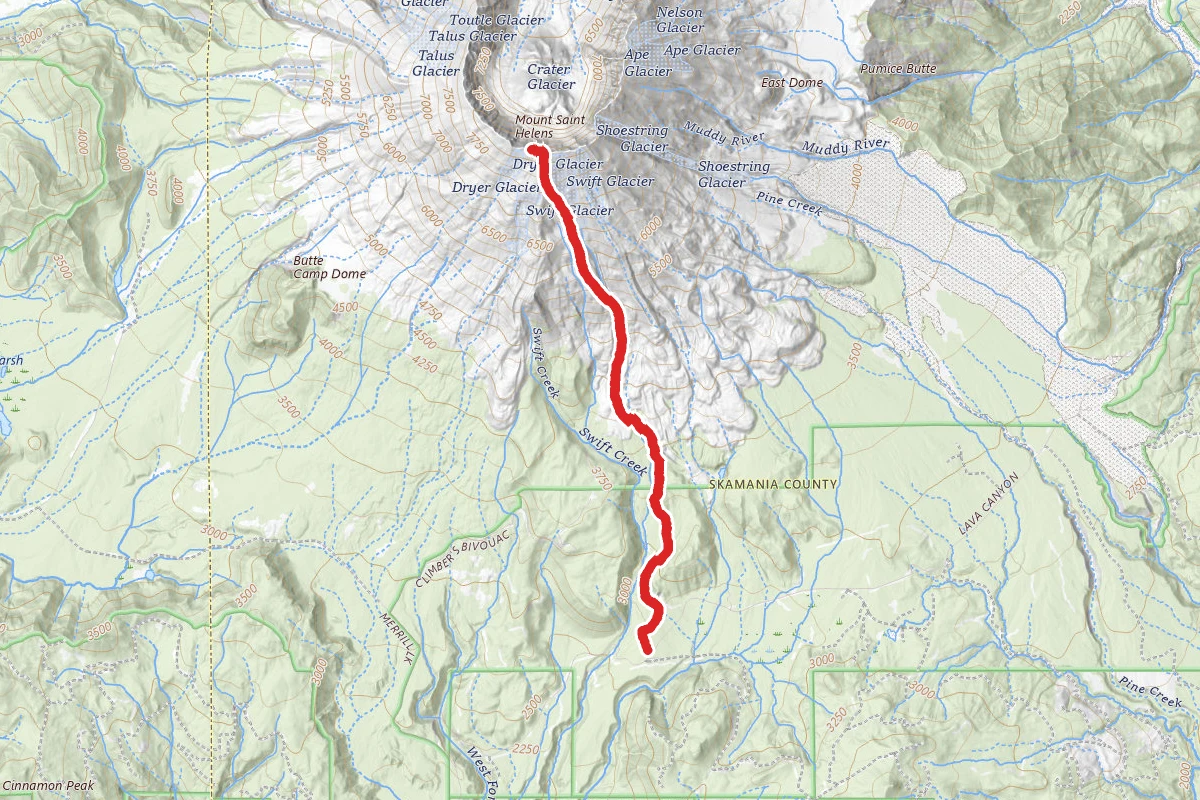Mount Saint Helens via Worm Flows Trail