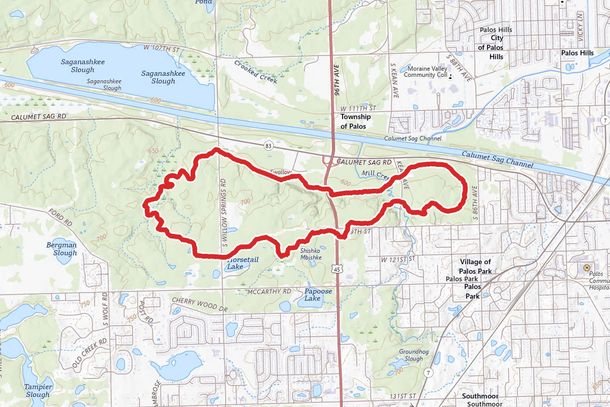 Sag Valley Yellow Trail Loop