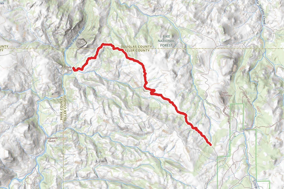 Metberry Gulch OHV Trail