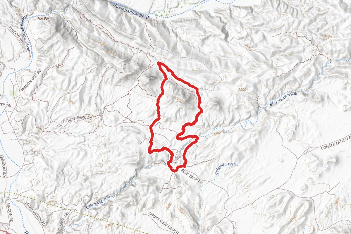Sophie's Flat Trail (A-C Loop)