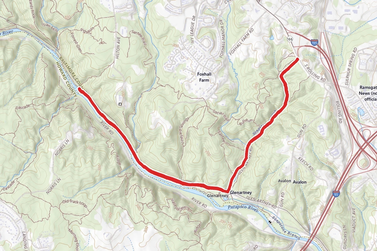 Soapstone Trail to Grist Mill Trail