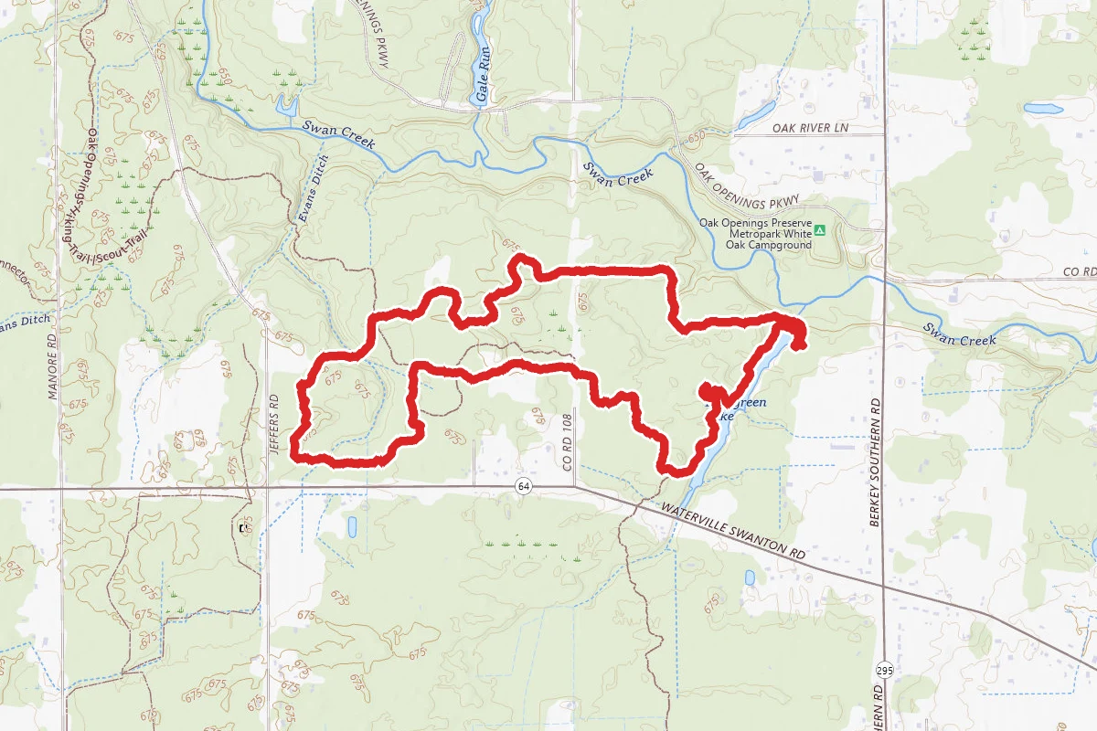 All Purpose Trail, Oak Openings Preserve Metropark Trail