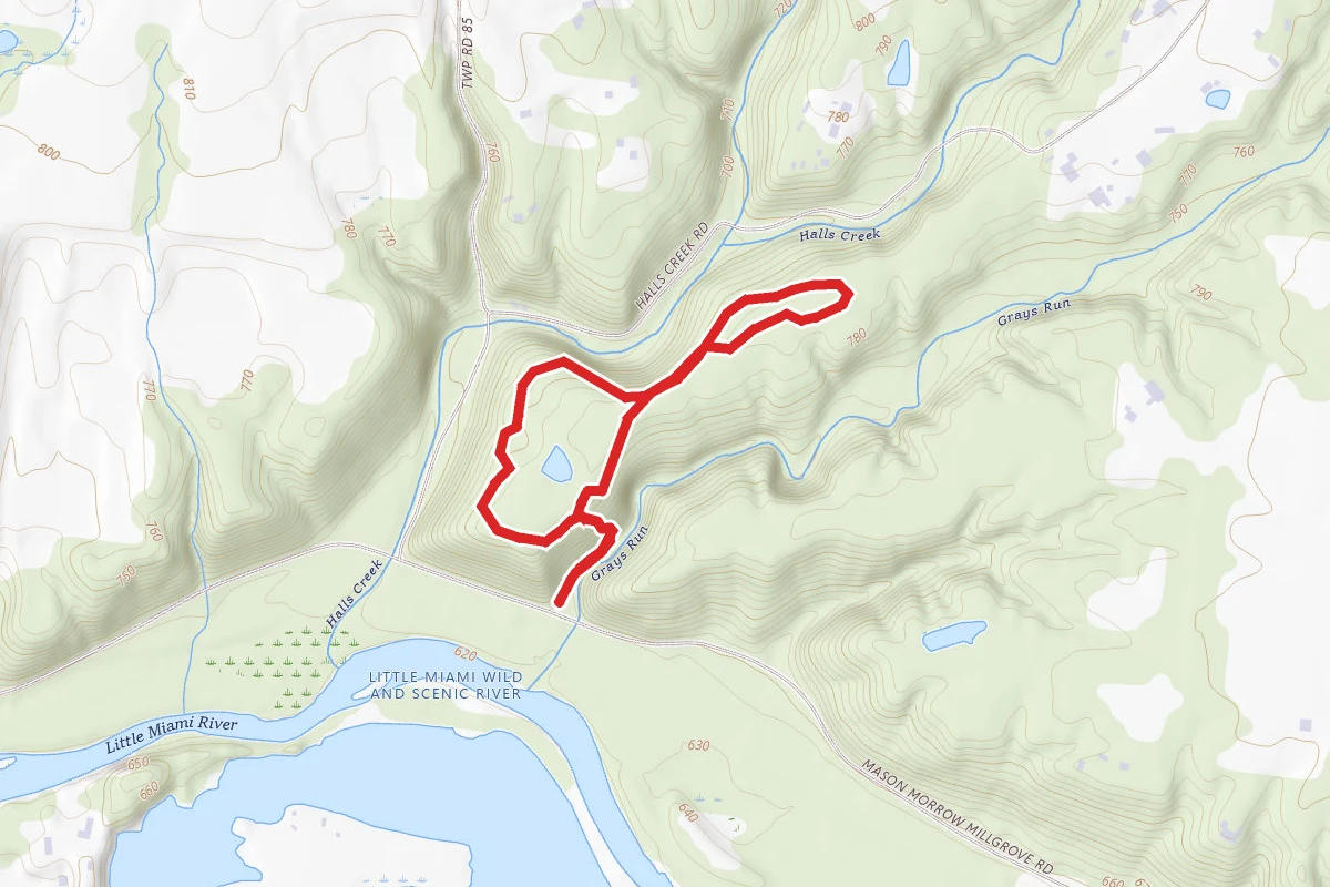 Halls Creek Woods Trail