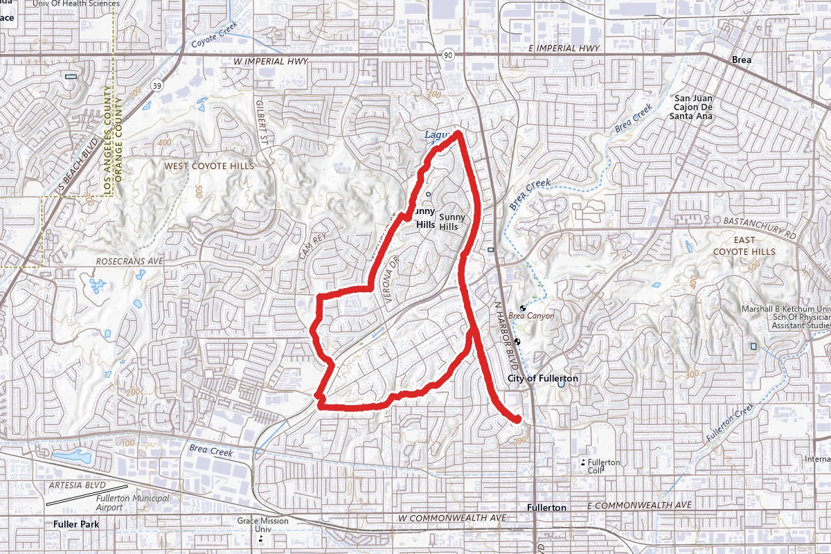 Hiltscher Park Trail to Juanita Cooke Trail Loop