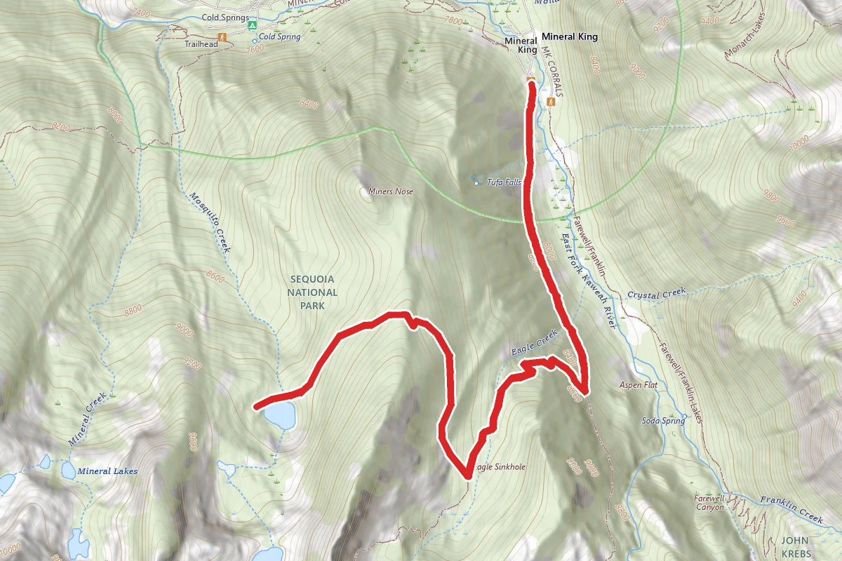 First Mosquito Lake Trail