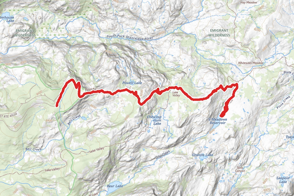 Y Meadow Lake Trail