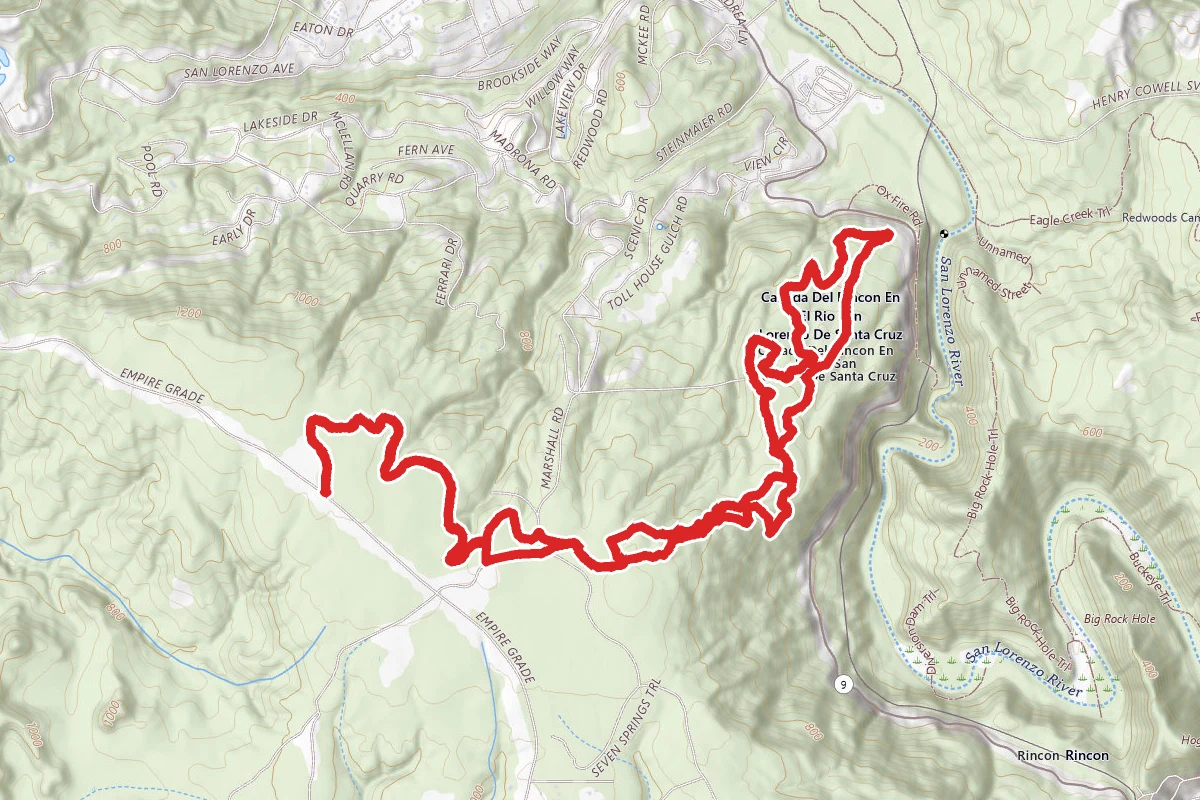 UCSC Upper Campus Trail