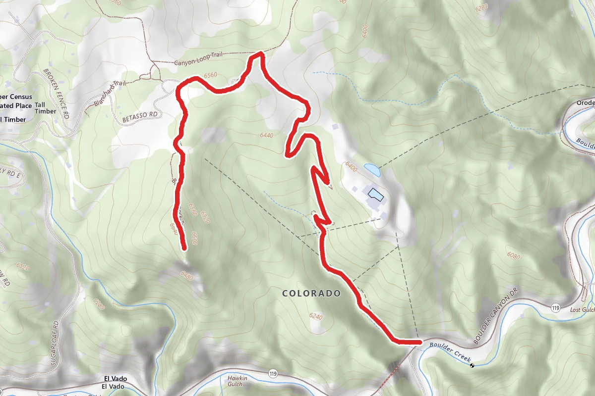 Bummers Rock via Betasso Link Trail