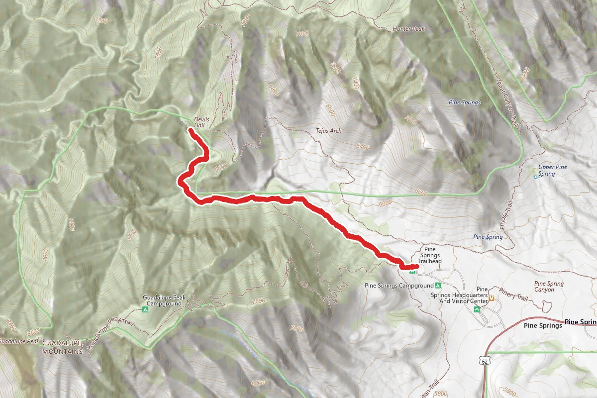 Devil's Hall Trail