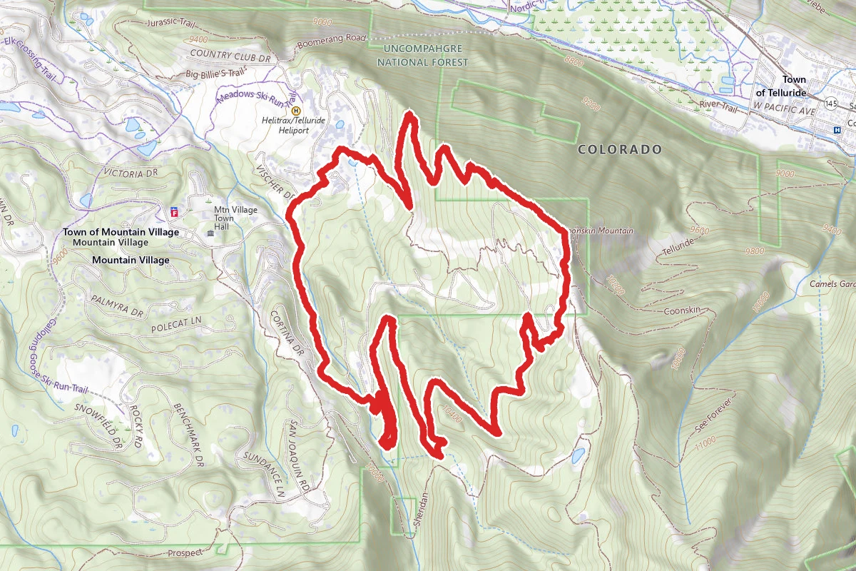 Ridge Trail to Village Trail Loop