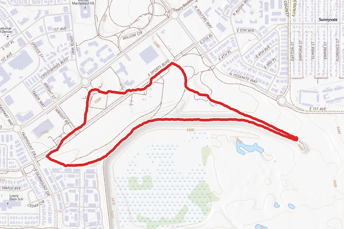 Lowry Sports Park Loop