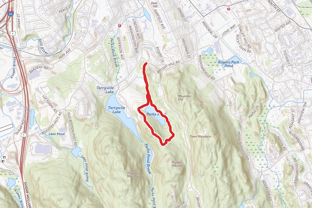 Blue and Parks Pond Loop