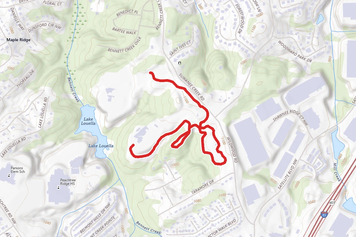 Peachtree Ridge Park Loop