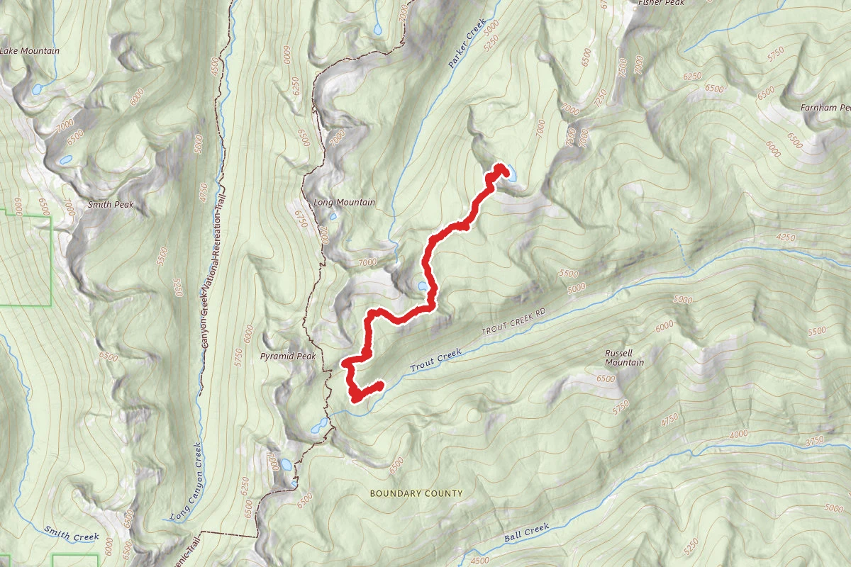 Trout and Big Fisher Lakes Trail