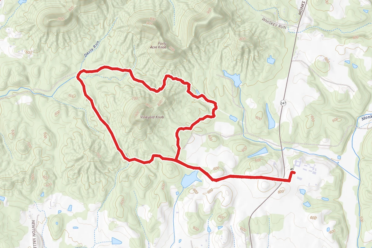 Road to Hanekamp's to Scenic Footpath Loop