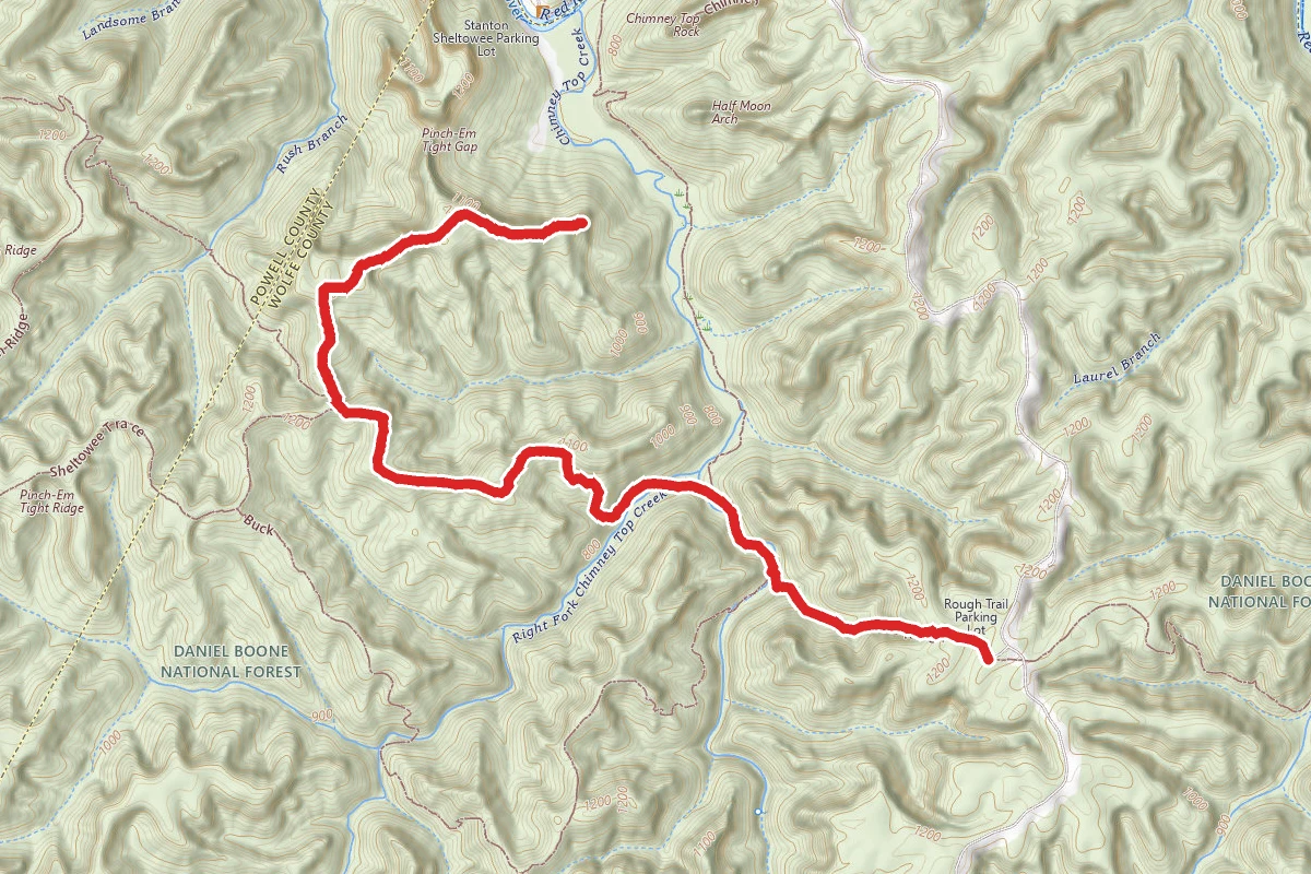 Rough Trail to Hanson's Point