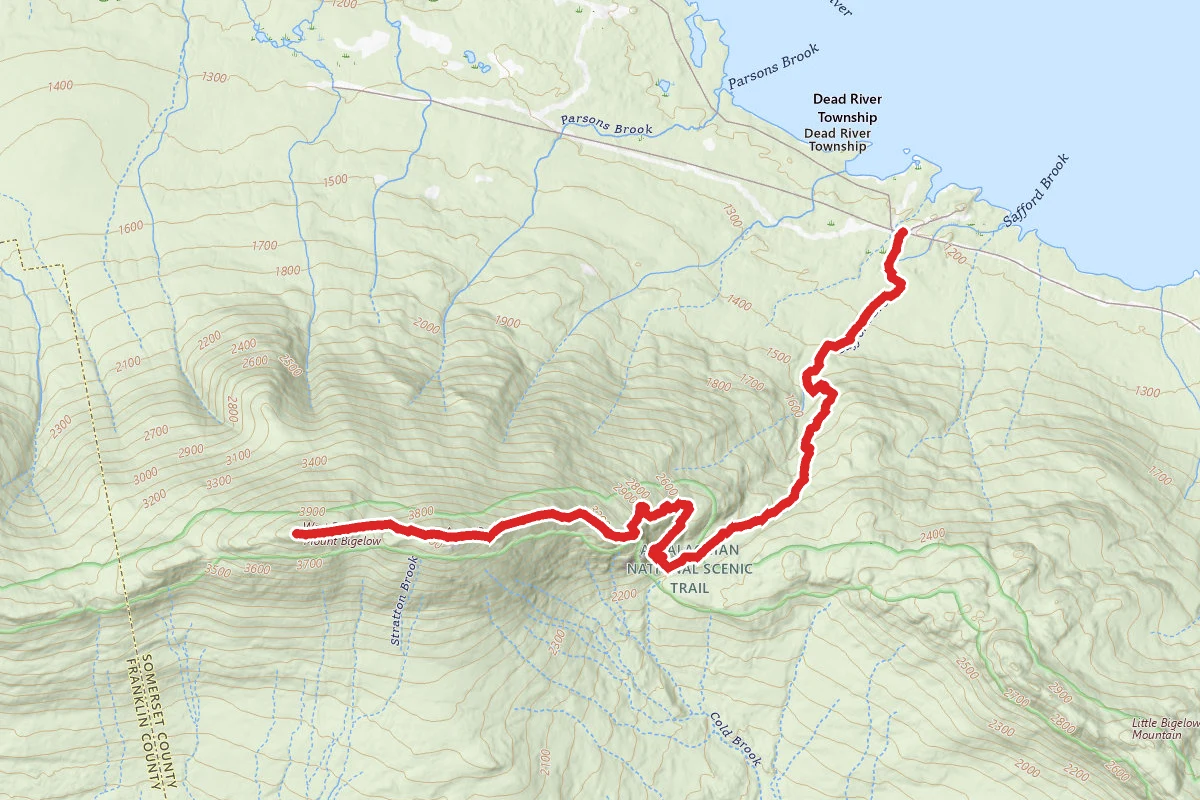 Myron H Avery Peak and West Peak
