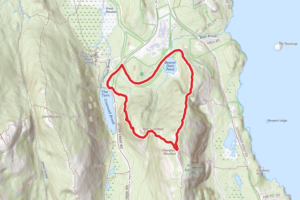 Beachcroft Path and Champlain North Ridge Trail