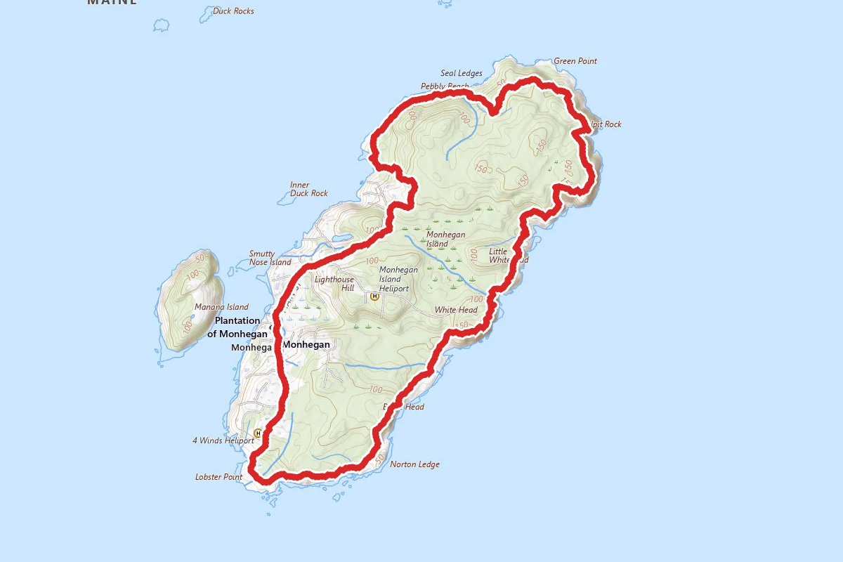 Monhegan Island Cliff Trail