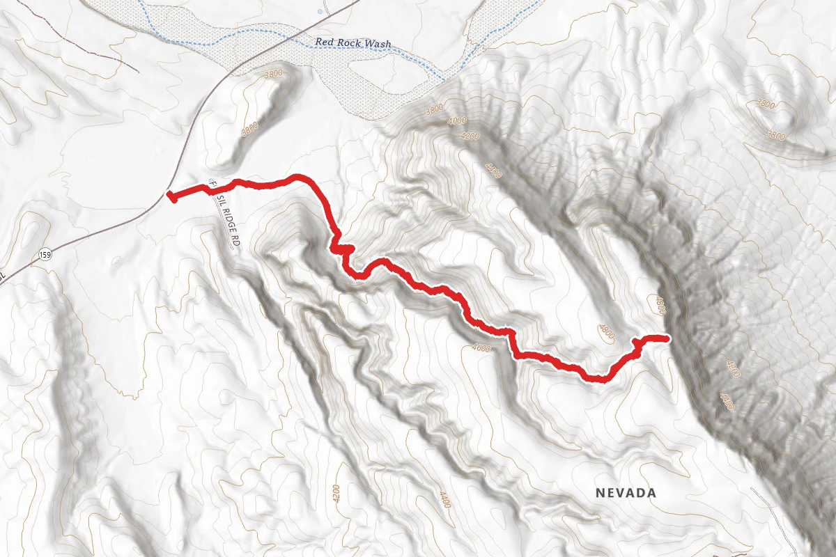 Caren Canyon to Muffin Ridge