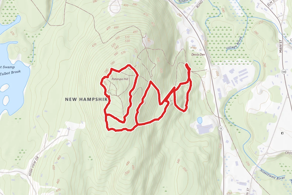 Potanipo Hill Southway Trail Loop