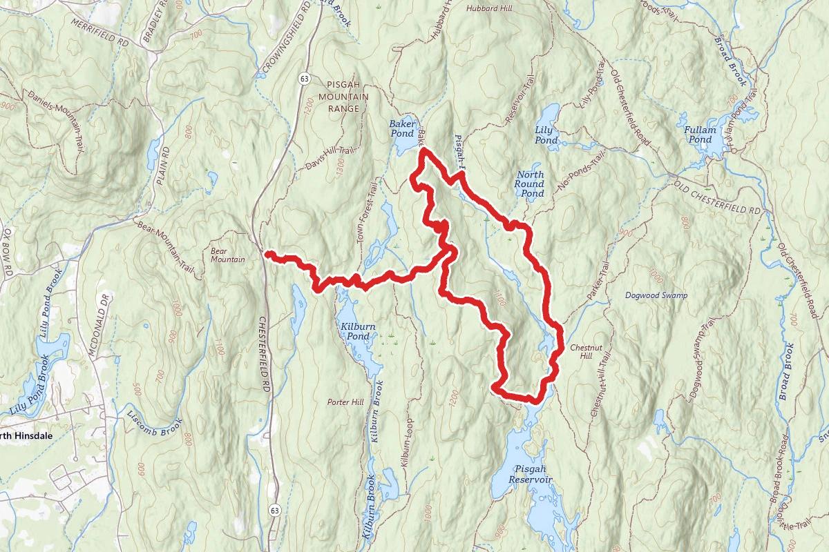 Pisgah Ridge and Kilburn Loop