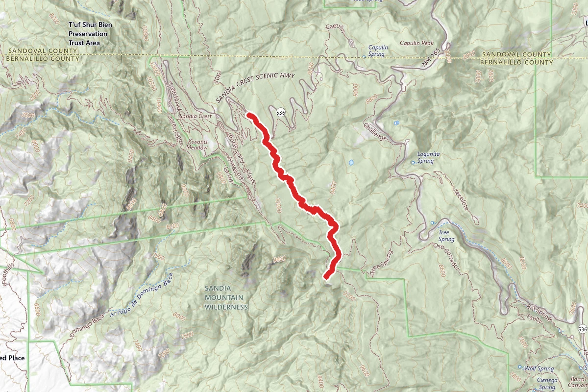10K Trail (South Section)