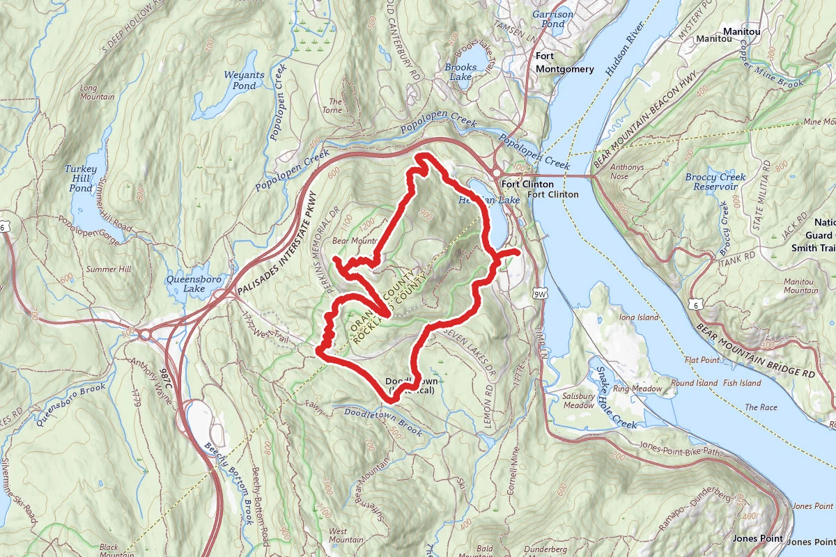 Bear Mountain to 1777 W Trail Loop